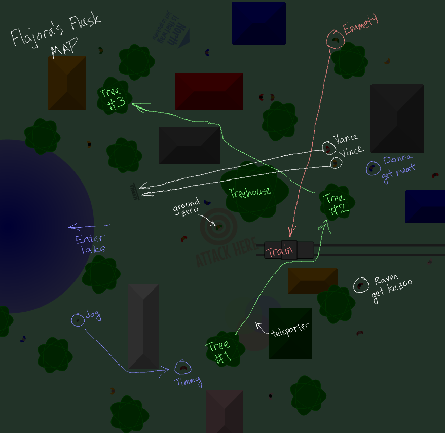 Walkthrough map